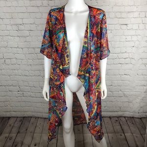 LuLaRoe Sheer Waterfall Coverup